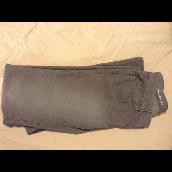Loft Modern Slim corduroy Size 4 Super Grey/Brown - Picture 4 of 4